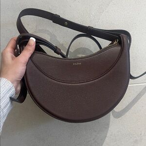 POLENE NUMERO DIX BLACK CHERRY BAG